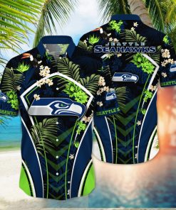 Seattle Seahawks NFL Hawaiian Shirt Golden Hour Aloha Shirt