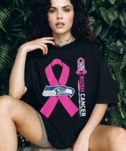 Seattle Seahawks crush cancer NFL collections shirt