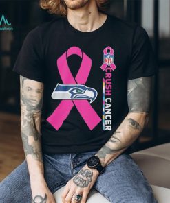 Seattle Seahawks crush cancer NFL collections shirt