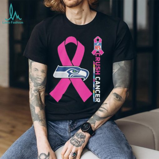 Seattle Seahawks crush cancer NFL collections shirt