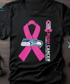 Seattle Seahawks crush cancer NFL collections shirt