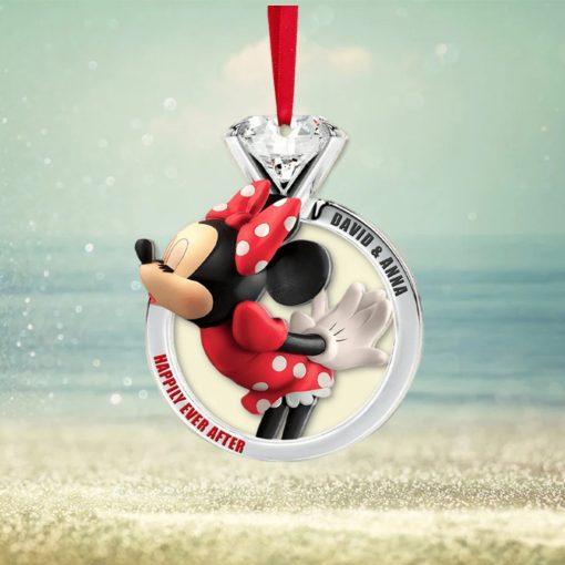 Set Of 2 Personalized Ornaments For Couple, PW 02QHTN280923, Christmas Gift, Anniversary Gift Ideas