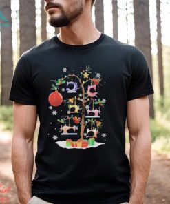 Sewing Machine Xmas Tree Merry Christmas Shirt
