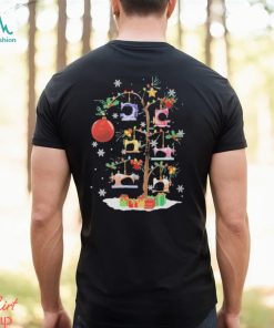 Sewing Machine Xmas Tree Merry Christmas Shirt