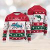 Hunting Christmas Merry Huntmas Deer Christmas Pattern Orange Hunting Christmas Ugly Sweater