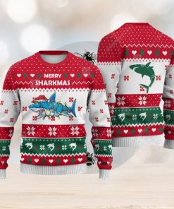 Shark Heart Animals Ugly Christmas Sweater AOP Gift For Men And Women