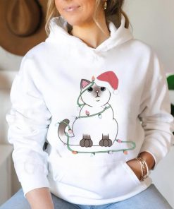 Siamese Cat Christmas Lights Shirt