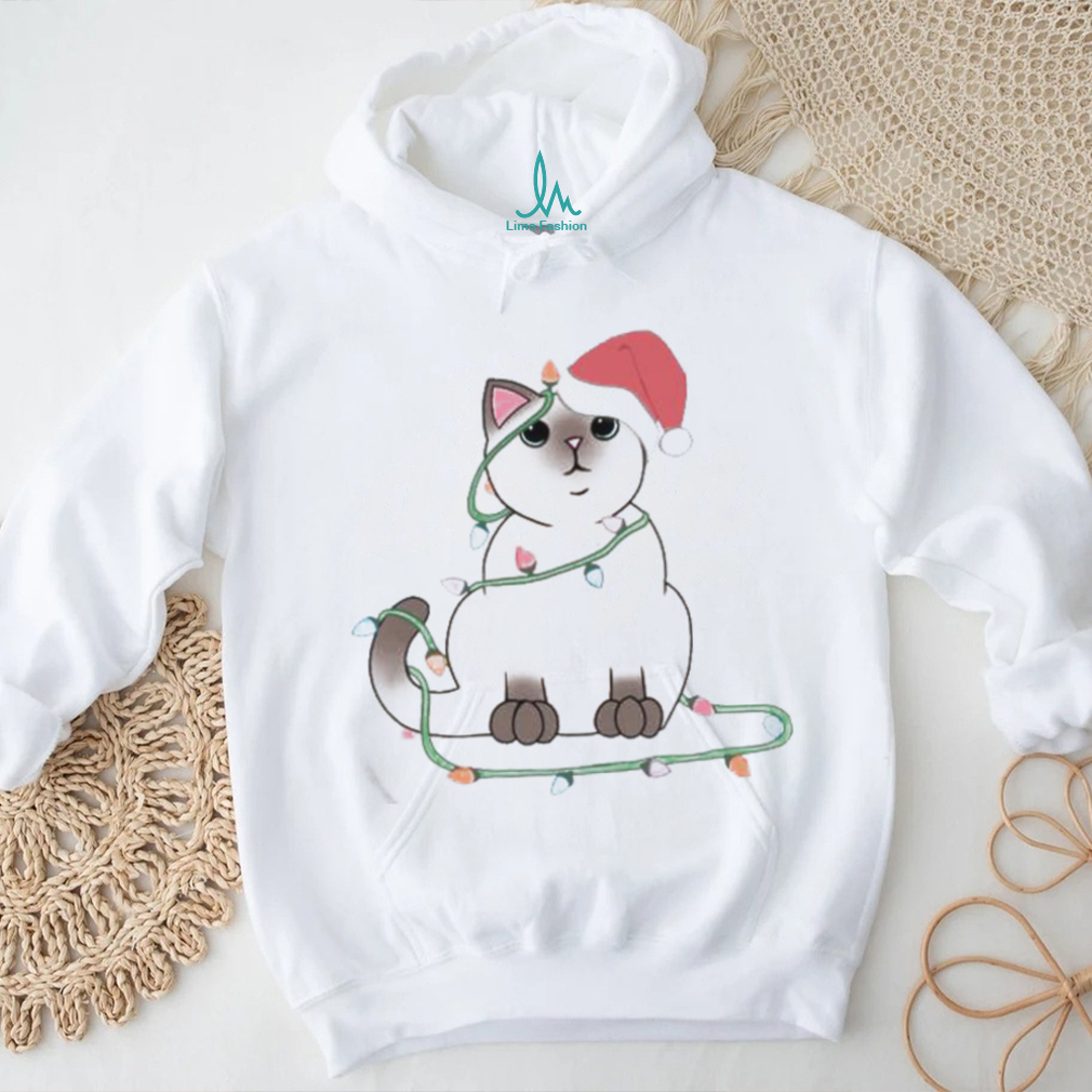 Siamese cat christmas on sale sweater