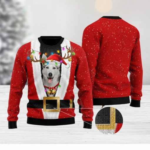 Siberian Husky Christmas Ugly 3D Sweater Gift For Men And Women