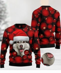 Siberian Husky Christmas Ugly 3D Sweater hQe Gift For Men And Women