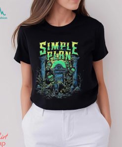 Simple Plan Merch Halloween Tombstone Shirt