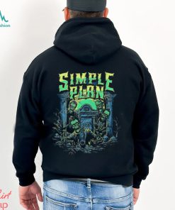 Simple Plan Merch Halloween Tombstone Shirt