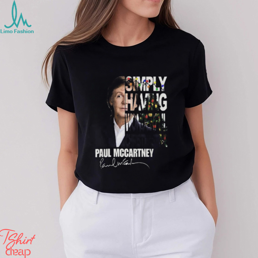 Simply Having Wonderful Christmastime Paul Mccartney Signature