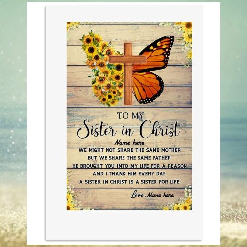 Sister in Christ Vertical Poster