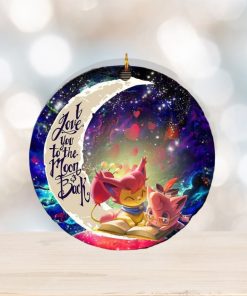 Skitty And Jigglypuff Pokemon Love You To The Moon And Back 2023 Holiday Gifts Christmas Tree Decorations Ornament