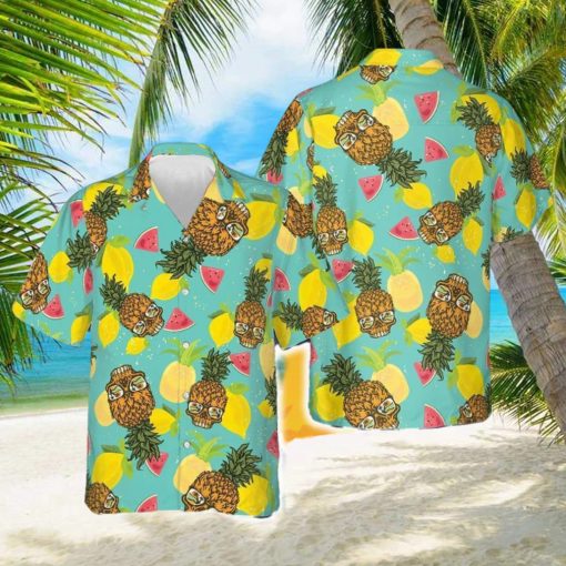 Skull With Sunglasses Hawaiian Shirt Summer Button Up Shirts Mens Ideas Gift Halloween