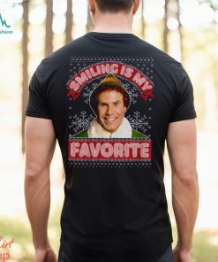 Smiling My Favorite Hoodie Buddy Santa Sweater Movie Sweatshirt T Shirt