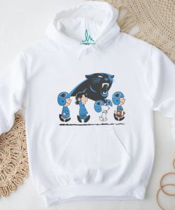 Snoopy And Friends Walking Carolina Panthers Shirt, hoodie, sweater, long sleeve and tank top Snoopy And Friends Walking Carolina Panthers Shirt