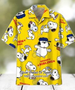 Snoopy And Siblings Summer Time Hawaiian Shirt