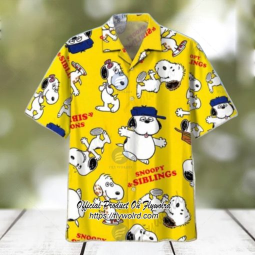 Snoopy And Siblings Summer Time Hawaiian Shirt