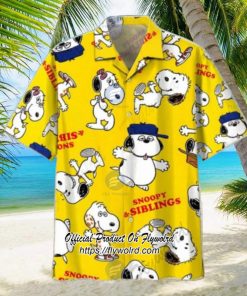 Snoopy And Siblings Summer Time Hawaiian Shirt