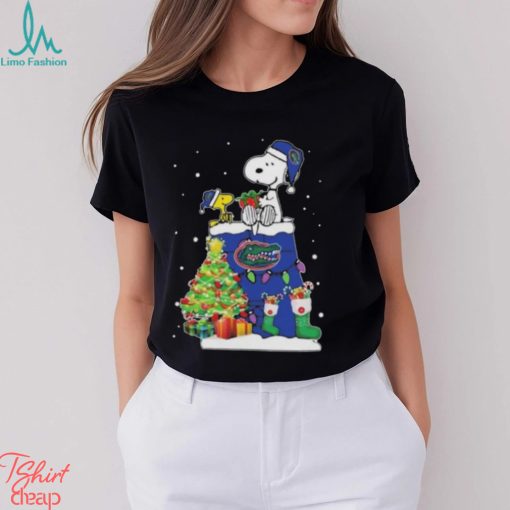 Snoopy And Woodstock Florida Gators Merry Christmas sweater