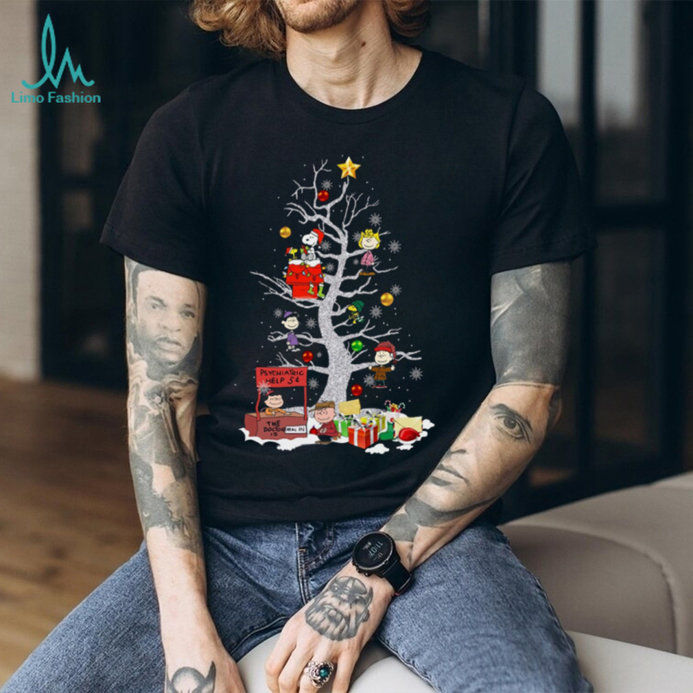 Snoopy Christmas Tree Tshirt Snoopy Christmas Tree Tshirt