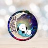 Wall – E Couple Love You To The Moon And Back 2023 Holiday Gifts Custom Name Christmas Ornament
