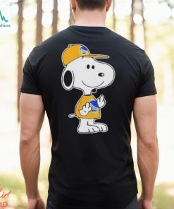 Snoopy Golden State Warriors NBA Double Middle Fingers Fuck You Shirt