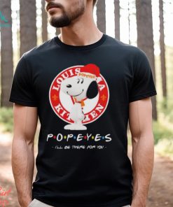 Snoopy Popeyes I’ll be there for you Christmas shirt