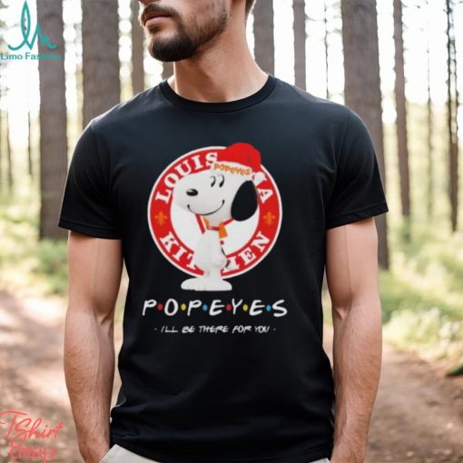 Snoopy Popeyes I’ll be there for you Christmas shirt