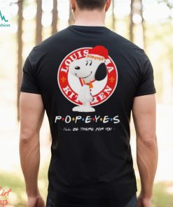 Snoopy Popeyes I’ll be there for you Christmas shirt