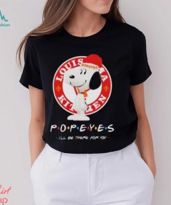 Snoopy Popeyes I’ll be there for you Christmas shirt