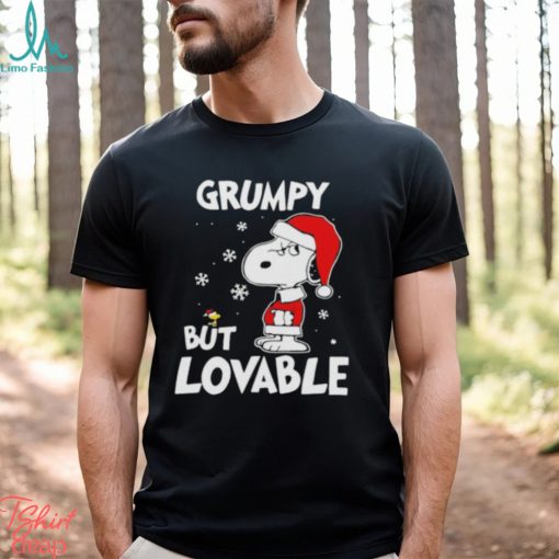 Snoopy Santa Grumpy But Lovable Christmas shirt