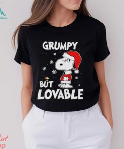 Snoopy Santa Grumpy But Lovable Christmas shirt
