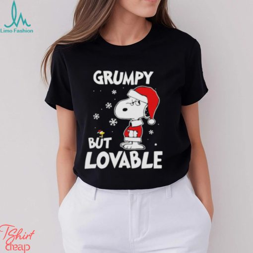Snoopy Santa Grumpy But Lovable Christmas shirt