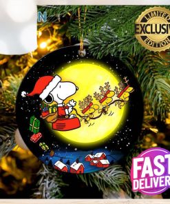 Snoopy Santa Reindeer Christmas Decorations Ornament