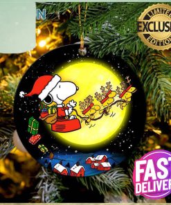 Snoopy Santa Reindeer Christmas Decorations Ornament