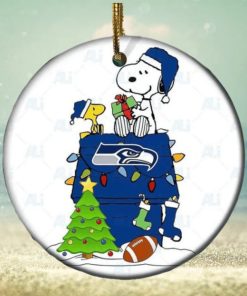Snoopy Seattle Seahawks NFL NFL Player Ceramic Ornament