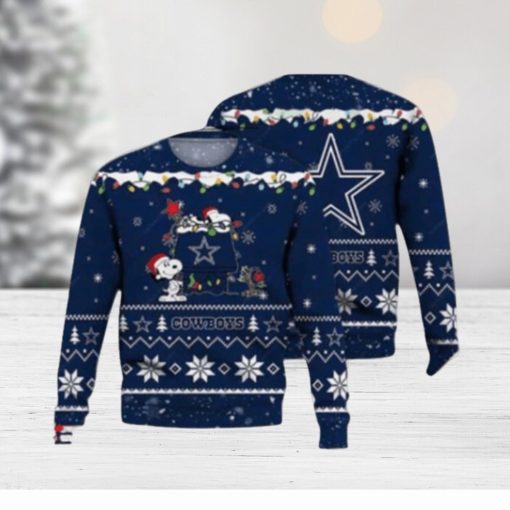 Snoopy Xmas 2023 Christmas Gift Dallas Cowboys Ugly Sweater For Men And Women