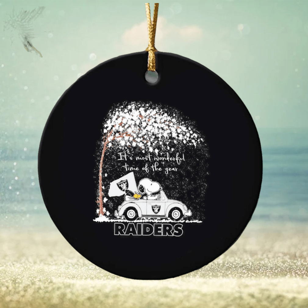 Snoopy and Woodstock Raiders winter it’s most wonderful time of the year ornament Snoopy and Woodstock Raiders winter it’s most wonderful time of the year ornament