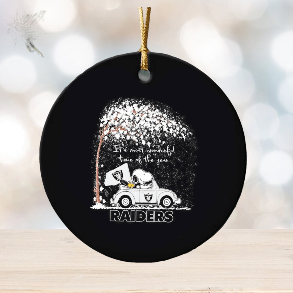 Snoopy and Woodstock Raiders winter it’s most wonderful time of the year ornament Snoopy and Woodstock Raiders winter it’s most wonderful time of the year ornament