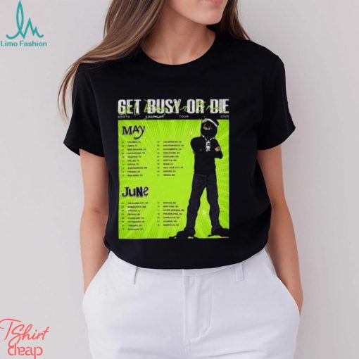 Snot North American Tour 2023 Unisex Sweatshirt, Rapper Snot 2023 Concert T Shirt, Snot 2023 Concert Shirt, Snot Get Busy Or Die 2023 Tour Merch
