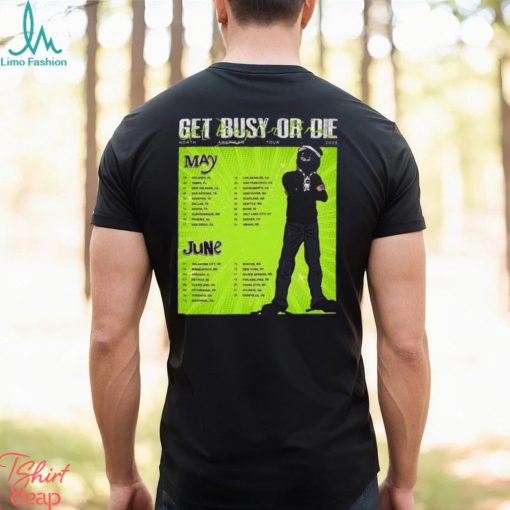 Snot North American Tour 2023 Unisex Sweatshirt, Rapper Snot 2023 Concert T Shirt, Snot 2023 Concert Shirt, Snot Get Busy Or Die 2023 Tour Merch
