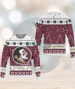 Snow Team Logo Florida State SeminolesUnisex Ugly Christmas Sweater New For Fans Gift Christmas