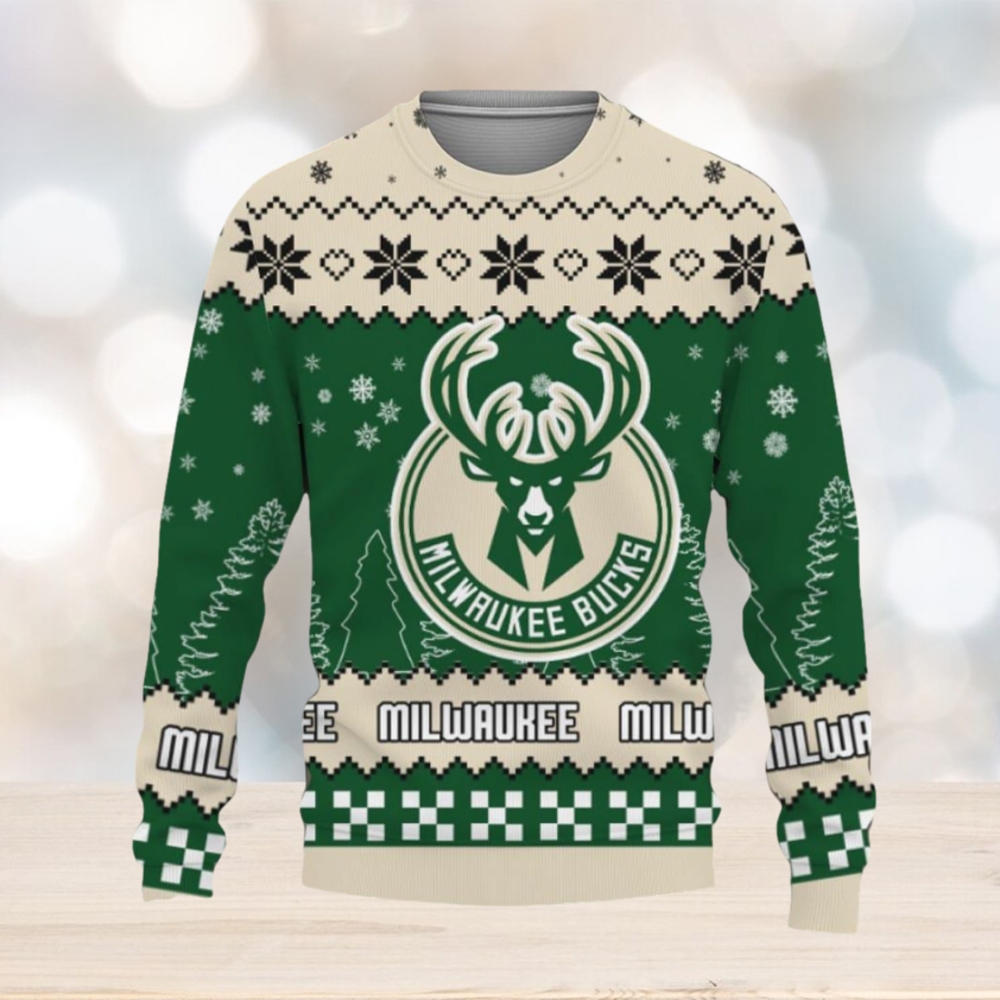 Milwaukee bucks sales christmas shirt