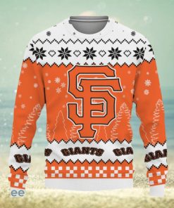 Snow Team Logo San Francisco Giants Gifts For Fan Christmas Tree Knitted Christmas Sweater