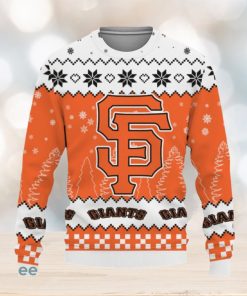 Snow Team Logo San Francisco Giants Gifts For Fan Christmas Tree Knitted Christmas Sweater