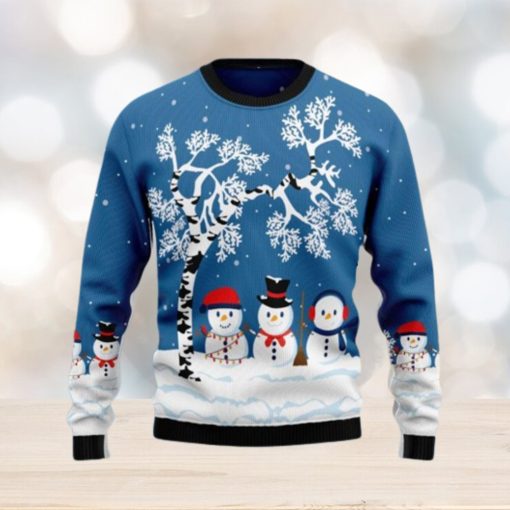 Snowman Beauty Ugly Christmas Sweater Style Gift For Men And Women