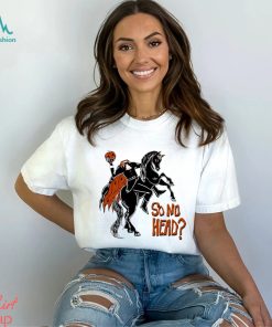 So no head spooky pumpkin head Halloween shirt